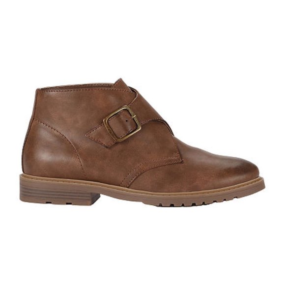 Frye and Co. Men\'s Oliver Stacked Heel Booties, 13 Medium, Brown - New in Box